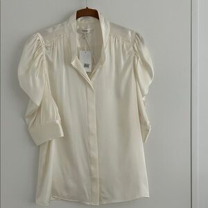 Frame Ivory Silk shirt - Brand New